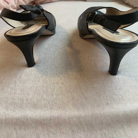 🔴 Black peeptoe heels - Picture 5 of 5